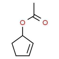 ChemSpider 2D Image | 2-Cyclopenten-1-yl acetate | C7H10O2