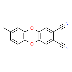 ChemSpider 2D Image | 7-Methyl-2,3-oxanthrenedicarbonitrile | C15H8N2O2