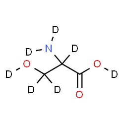 ChemSpider 2D Image | (~2~H_7_)Serine | C3D7NO3