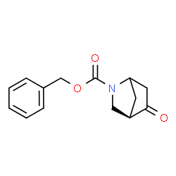 ChemSpider 2D Image | Benzyl (4R)-5-oxo-2-azabicyclo[2.2.1]heptane-2-carboxylate | C14H15NO3