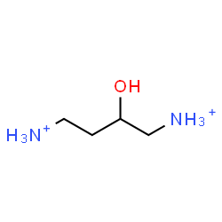 ChemSpider 2D Image | 2-Hydroxy-1,4-butanediaminium | C4H14N2O
