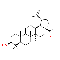 ChemSpider 2D Image | (3beta)-3-Hydroxylup-20(29)-en-28-oate | C30H47O3