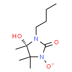 ChemSpider 2D Image | (4S)-3-Butyl-4-hydroxy-4,5,5-trimethyl-2-oxo-1-imidazolidinolate | C10H19N2O3
