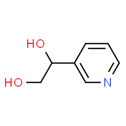 ChemSpider 2D Image | 1-(3-Pyridinyl)-1,2-ethanediol | C7H9NO2