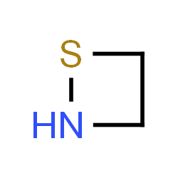 ChemSpider 2D Image | 1,2-Thiazetidine | C2H5NS