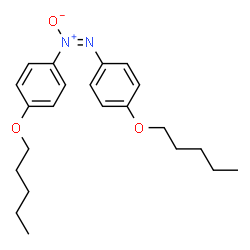 ChemSpider 2D Image | 1-(Pentyloxy)-4-{(E)-[4-(pentyloxy)phenyl]-NNO-azoxy}benzene | C22H30N2O3