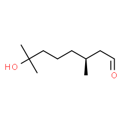 ChemSpider 2D Image | (S)-7-Hydroxy-3,7-dimethyloctanal | C10H20O2