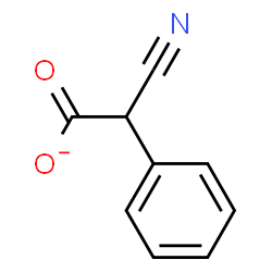 ChemSpider 2D Image | Cyano(phenyl)acetate | C9H6NO2