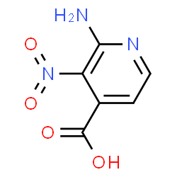 ChemSpider 2D Image | 2-Amino-3-nitroisonicotinic acid | C6H5N3O4