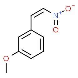 ChemSpider 2D Image | 1-Methoxy-3-[(Z)-2-nitrovinyl]benzene | C9H9NO3