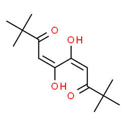 ChemSpider 2D Image | (4E,6E)-5,6-Dihydroxy-2,2,9,9-tetramethyl-4,6-decadiene-3,8-dione | C14H22O4
