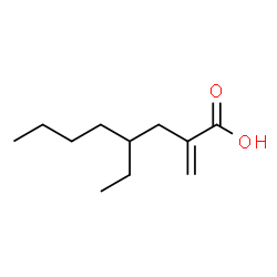 ChemSpider 2D Image | 4-Ethyl-2-methyleneoctanoic acid | C11H20O2