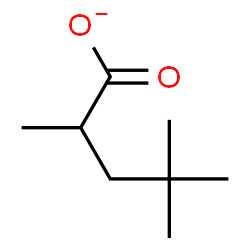 ChemSpider 2D Image | 2,4,4-Trimethylpentanoate | C8H15O2