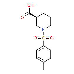ChemSpider 2D Image | (3S)-1-(4-methylbenzenesulfonyl)piperidine-3-carboxylic acid | C13H17NO4S