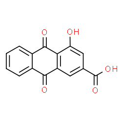 ChemSpider 2D Image | 4-Hydroxy-9,10-dioxo-9,10-dihydro-2-anthracenecarboxylic acid | C15H8O5
