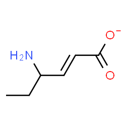 ChemSpider 2D Image | (2E)-4-Amino-2-hexenoate | C6H10NO2