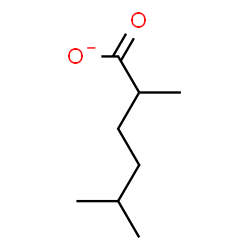 ChemSpider 2D Image | 2,5-Dimethylhexanoate | C8H15O2