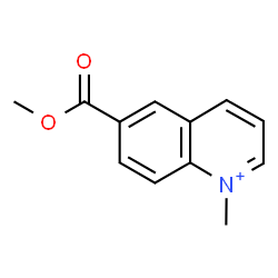 ChemSpider 2D Image | 6-(Methoxycarbonyl)-1-methylquinolinium | C12H12NO2