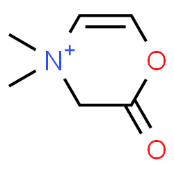 ChemSpider 2D Image | 4,4-Dimethyl-2-oxo-3,4-dihydro-2H-1,4-oxazin-4-ium | C6H10NO2