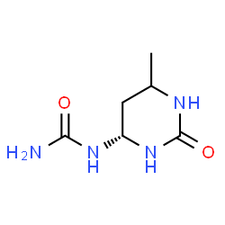 ChemSpider 2D Image | 1-[(4S)-6-Methyl-2-oxohexahydro-4-pyrimidinyl]urea | C6H12N4O2