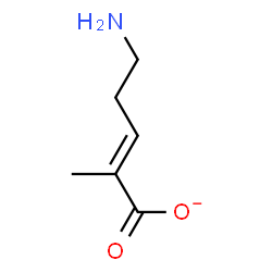 ChemSpider 2D Image | (2E)-5-Amino-2-methyl-2-pentenoate | C6H10NO2