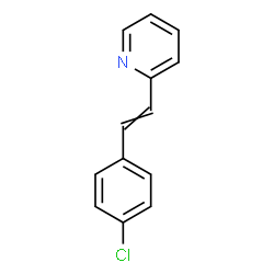 ChemSpider 2D Image | 2-[2-(4-Chlorophenyl)vinyl]pyridine | C13H10ClN