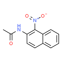 ChemSpider 2D Image | N-(1-Nitro-2-naphthyl)acetamide | C12H10N2O3
