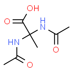 ChemSpider 2D Image | 2-Acetamido-N-acetylalanine | C7H12N2O4