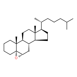 ChemSpider 2D Image | 5,6alpha-epoxy-5alpha-cholestane | C27H46O