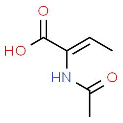 ChemSpider 2D Image | (2Z)-2-Acetamido-2-butenoic acid | C6H9NO3