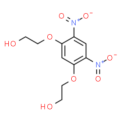 ChemSpider 2D Image | 2,2'-[(4,6-Dinitro-1,3-phenylene)bis(oxy)]diethanol | C10H12N2O8