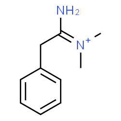 ChemSpider 2D Image | 1-Amino-N,N-dimethyl-2-phenylethaniminium | C10H15N2