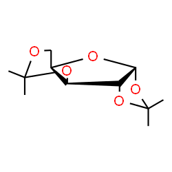ChemSpider 2D Image | (3aR,3bS,7aR,8aR)-2,2,5,5-Tetramethyltetrahydro-3bH-[1,3]dioxolo[4,5]furo[3,2-d][1,3]dioxine | C11H18O5
