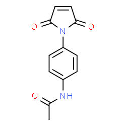 ChemSpider 2D Image | N-(4-(2,5-dioxo-2,5-dihydro-1H-pyrrol-1-yl)phenyl)acetamide | C12H10N2O3