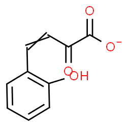 ChemSpider 2D Image | 4-(2-Hydroxyphenyl)-2-oxo-3-butenoate | C10H7O4