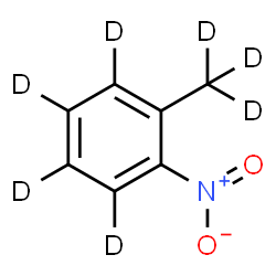 ChemSpider 2D Image | 1-(~2~H_3_)Methyl-2-nitro(~2~H_4_)benzene | C7D7NO2