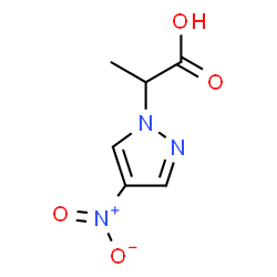 ChemSpider 2D Image | 2-(4-nitropyrazol-1-yl)propanoic acid | C6H7N3O4