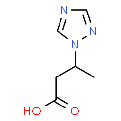 ChemSpider 2D Image | 3-[1,2,4]Triazol-1-yl-butyric acid | C6H9N3O2