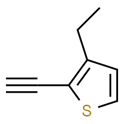 ChemSpider 2D Image | 3-Ethyl-2-ethynylthiophene | C8H8S