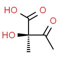 ChemSpider 2D Image | (2R)-2-Hydroxy-2-methyl-3-oxobutanoic acid | C5H8O4