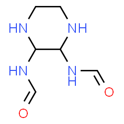ChemSpider 2D Image | N,N'-2,3-Piperazinediyldiformamide | C6H12N4O2