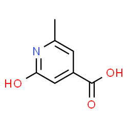 ChemSpider 2D Image | 2-Hydroxy-6-methylpyridine-4-carboxylic acid | C7H7NO3