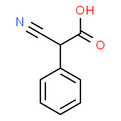 ChemSpider 2D Image | phenyl-cyanoacetic acid | C9H7NO2