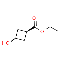 ChemSpider 2D Image | Ethyl trans-3-hydroxycyclobutanecarboxylate | C7H12O3