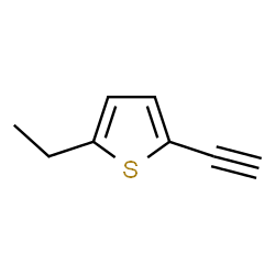 ChemSpider 2D Image | 2-Ethyl-5-ethynylthiophene | C8H8S