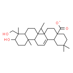 ChemSpider 2D Image | 3,23-Dihydroxyolean-12-en-28-oate | C30H47O4