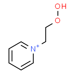 ChemSpider 2D Image | 1-(2-Hydroperoxyethyl)pyridinium | C7H10NO2