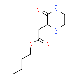 ChemSpider 2D Image | Butyl (3-oxo-2-piperazinyl)acetate | C10H18N2O3