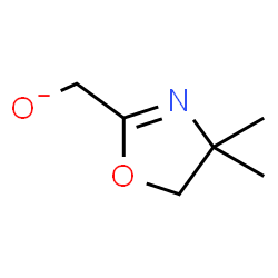 ChemSpider 2D Image | 4,4-dimethyl-2-oxazolylmethanolate | C6H10NO2