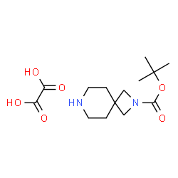 ChemSpider 2D Image | 2-Methyl-2-propanyl 2,7-diazaspiro[3.5]nonane-2-carboxylate ethanedioate (1:1) | C14H24N2O6